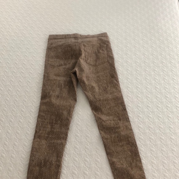 Snakeskin pattern tan and brown jeggings - new - Picture 4 of 6